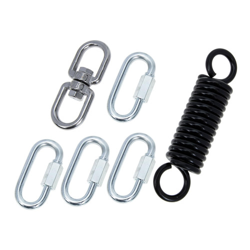 ORFOFE 1 Set Swing Spring Set Swing Chair Spring Porch Swing Springs Suspension Ceiling Hanger Metal Clothes Hanger Swivel Hooks Heavy Duty Child Extension Spring Steel Lengthen
