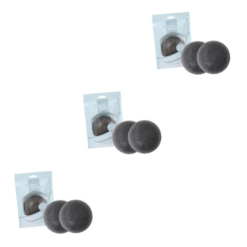 Beavorty 9 Pcs Konjac Facial Sponge Facial Cleansing Sponge Charcoal Face Sponge Konjac Sponge Natural Charcoal Sponge for Face Natural Facial Sponges Bath Sponge Konjac Cotton Take a Bath