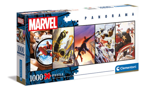 Clementoni 39611, Marvel Panorama Puzzle for Children and Adults - 1000 Pieces, Ages 10 Year Plus