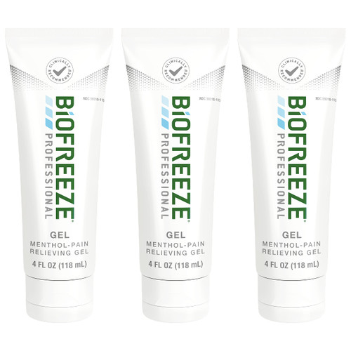 Biofreeze Gel 4 FL OZ Tube (Pack Of 3) Professional Strength Menthol Pain Relief Gel For Knee & Lower Back Pain Relief, Sore Muscle Relief, Neck Pain Relief, Shoulder Pain Relief, FSA Eligible Biofreeze Gel 4 FL OZ Tube (Pack Of 3) Professional Strength Menthol Pain Relief Gel For Knee & Lower Back Pain Relief, Sore Muscle Relief, Neck Pain Relief, Shoulder Pain Relief, FSA Eligible