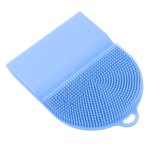 GLEAVI Silicone Dish Brush Silicone Kitchen Scrubber Kitchen Cleaning Brush Silicone Scrubbing Brush Kitchen Gadgets Sponge Silicone Body Scrubber Bowl Dish Shape Silica Gel Vegetable