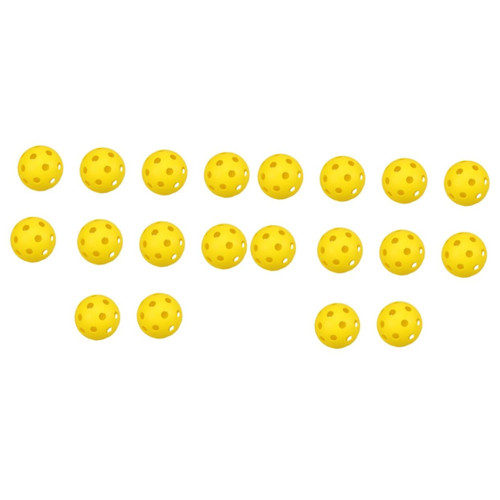 GANAZONO 100 Pcs Golf Ball Perforated Balls Indoor Putting Colored Practice Limited Flight Training Golf Practice Training Airflow Balls Golfs Balls Practice Golfs Ball Hit The Ball Hollow