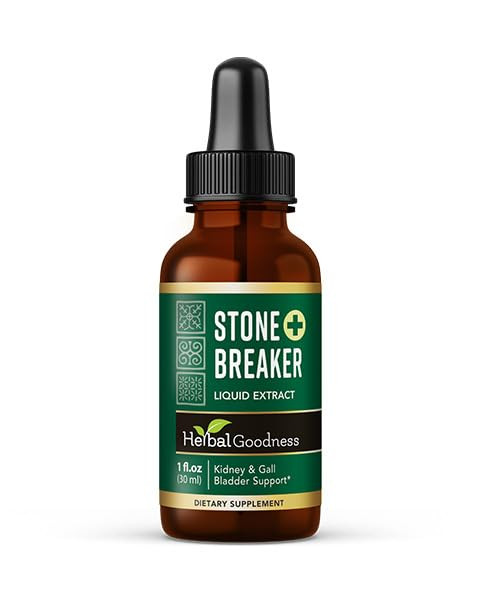 Stone Breaker 1oz - Organic Chanca Piedra Stone Breaker and Kidney Stone Dissolver with Gallbladder Cleanse for Kidney and Gallbladder Crystal Flush - Dissolves Kidney Stones Fast - 1 bottle