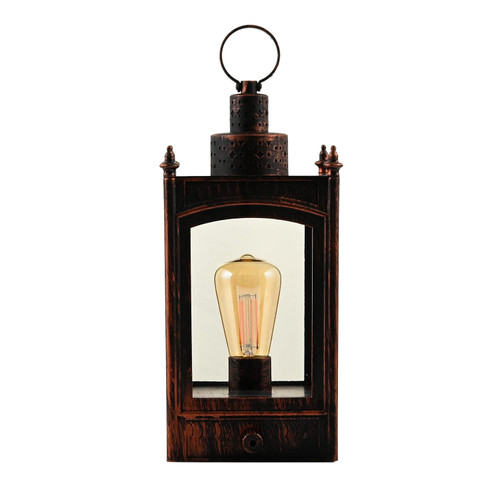 Paul Revere Lantern Dimmable Copper Finish Hanging LED Decorations Light