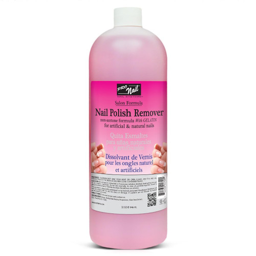 PRONAIL - Non-Acetone Nail Polish Remover, Professional, Maximum Strength, 32 Oz