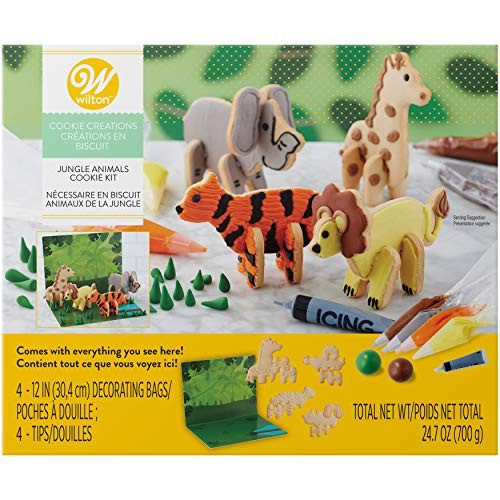 Wilton Cookie Creations Jungle Animal Cookie Kit