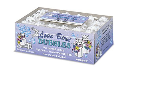 Love Bird Wedding Bubble Bottle Favors, 24ct