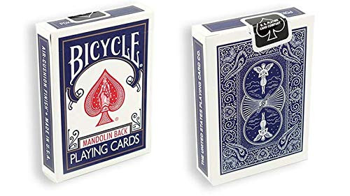Bicycle Playing Cards 809 Mandolin Back (Blue) by USPCC - Trick