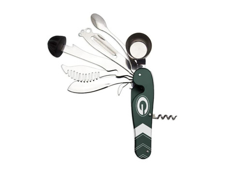 Sports Vault NFL Green Bay Packers Bartender Multi Tool Sports Vault NFL Green Bay Packers Bartender Multi Tool