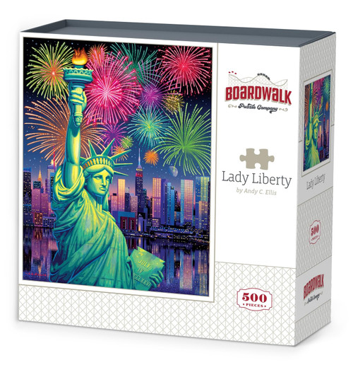 Lady Liberty by Boardwalk - 500 Piece Jigsaw Puzzle