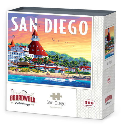 San Diego by Boardwalk - 500 Piece Jigsaw Puzzle