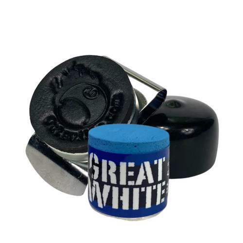 Outsville Great White Thresher Blue Chalk for Pool Cue Sticks Billiards - Starter Pack