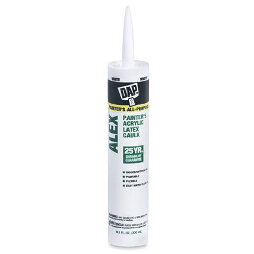 10.1 Oz Cartridge 18065 DAP Alex Painter's Acrylic Latex Caulk - White