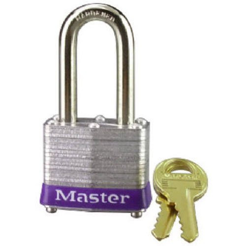 Master Lock 3DLF Long Shackle Padlock, w/ 1-1/2 Inch. Shackle