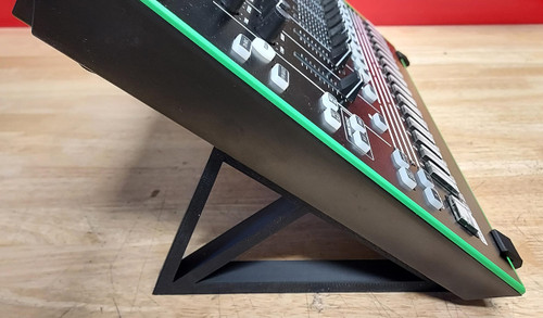 The Analog Source Made in USA 40 Degree Angle Black Color Mounting Stand For Roland TR-8 Rhythm Performer Drum Machine Music Synth