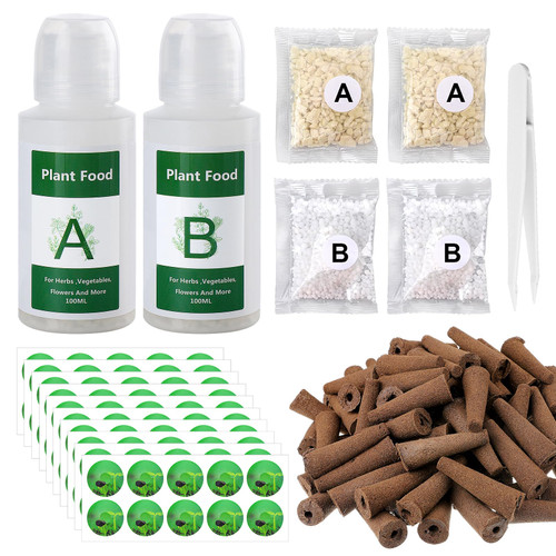 Hydroponic Seed Grow Sponges for Aerogarden - Growing Starter Pods Sprout kit with Plant Food, Compatible with Most Indoor Hydroponics Plants System -100pcs Hydroponic Seed Grow Sponges for Aerogarden - Growing Starter Pods Sprout kit with Plant Food, Compatible with Most Indoor Hydroponics Plants System -100pcs
