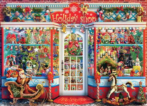 Ceaco - Classic Christmas - Holiday Shop - 1000 Piece Jigsaw Puzzle