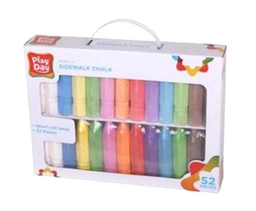 Play Day Sidewalk Chalk, 52 Pieces
