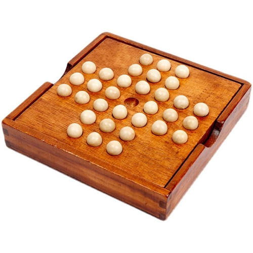 Habrur Chess Board Set Chess Game Puzzle Single Chess Solid Wood Independent Diamond Chess Played by One Person. Chess Set Chess Boards