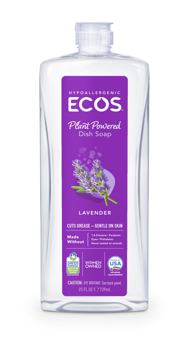 ECOS 25 Oz Dishmate Dish Liquid with Lavender (Set of 3)