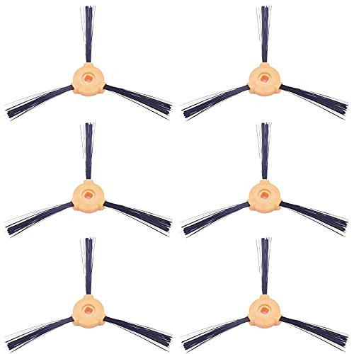 Vacuum Cleaner Replacement Parts Robotic Vacuum Cleaner with Side Brush Hepa Filter Fit for Conga Slim 890 750 Robotic Vacuum Cleaner Parts Vacuum Cleaner Accessories (Color : 6 Side Brush)