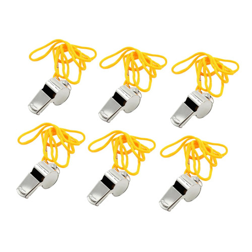 BESPORTBLE Loud Emergency Whistle 12PCS Metal Whistle Loud Whistle Emergency Whistle Survival Whistle Sports Outdoor Survival Whistles