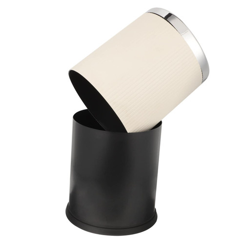 OFFSCH Garbage Can Waste Paper Basket Rubbish Can Bedroom Waste Basket Waste Basket for Bathroom Trash Storage Bin Under Sink Bin Plastic Bins Wastebasket Trash Can Multifunction Office