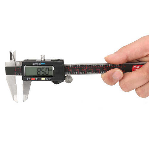 TiStm Digital Vernier Caliper Digital Caliper Measuring Tool, 0-150mm/ Stainless Steel Electronic Digital LCD Vernier Caliper Gauge Micrometer Measuring Tool Ruler TiStm Digital Vernier Caliper Digital Caliper Measuring Tool, 0-150mm/ Stainless Steel Electronic Digital LCD Vernier Caliper Gauge Micrometer Measuring Tool Ruler