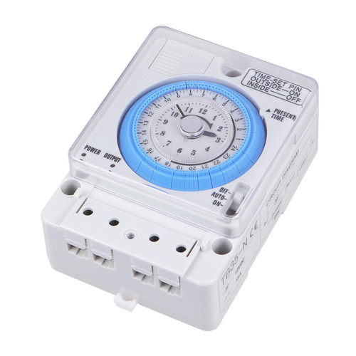 PRETYZOOM Wall Timer Switch Visual Timer Outdoor Electrical Timer Cooking Timers for Kitchen Indoor Digital Timer Light Timer for Indoor Lighting 12 Volt Timer Multifunction Spring