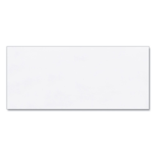 Universal Open-Side Business Envelope, 10, Commercial Flap, Diagonal Seam, Gummed Closure, 4.13 x 9.5, White, 500/Box