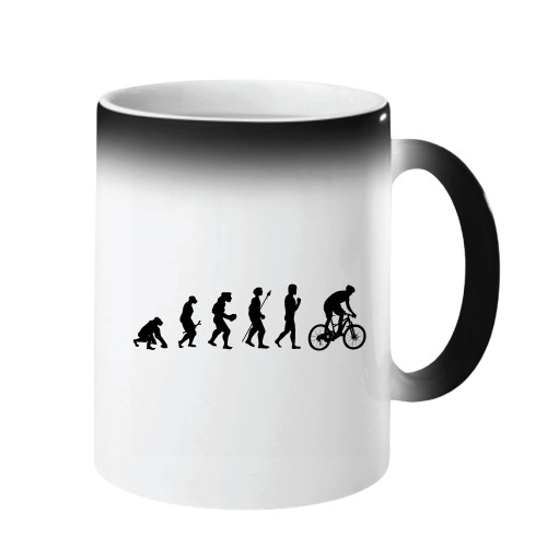 Cycling Gift Evolution Cool Cycling for Cycling Enthusiasts 11oz 15oz Color Changing Mug Cycling Gift Evolution Cool Cycling for Cycling Enthusiasts 11oz 15oz Color Changing Mug
