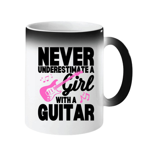 Gift for Music Enthusiasts and Guitar Fans Cool Girls Guitarist Acoustic Lover 11oz 15oz Color Changing Mug Gift for Music Enthusiasts and Guitar Fans Cool Girls Guitarist Acoustic Lover 11oz 15oz Color Changing Mug