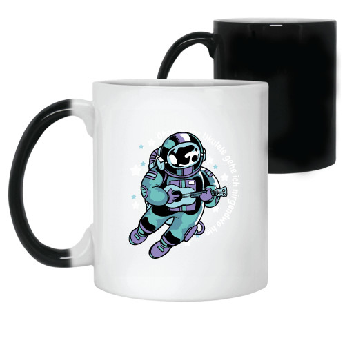 Unique Gift Idea Featuring Astronaut Playing Ukelele Perfect Present for Music Lovers 11oz 15oz Color Changing Mug Unique Gift Idea Featuring Astronaut Playing Ukelele Perfect Present for Music Lovers 11oz 15oz Color Changing Mug