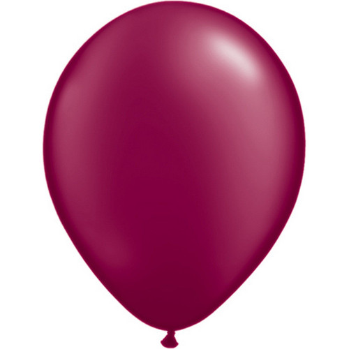 Qualatex 11" Pearlized Burgundy Balloons (100ct)