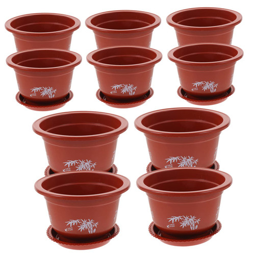 Sosoport 10pcs Flowerpot Patio Planters Succulent Planter Bonsai Bowl Planter Pot Gardening Pots Flower Potted Pot Decorative Planter Bonsai Planter Pot Potted Plant Plastic Cactus Sosoport 10pcs Flowerpot Patio Planters Succulent Planter Bonsai Bowl Planter Pot Gardening Pots Flower Potted Pot Decorative Planter Bonsai Planter Pot Potted Plant Plastic Cactus