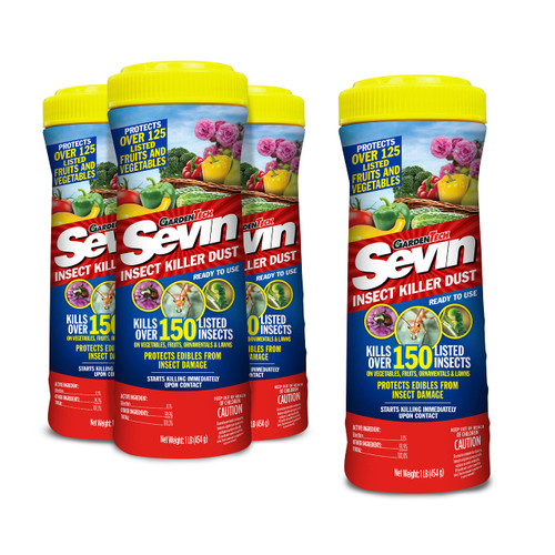 Sevin Insect Killer Dust 4-pack 1 Pound Sevin Insect Killer Dust 4-pack 1 Pound