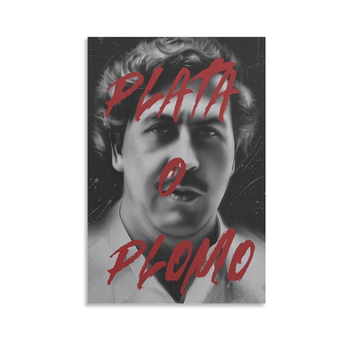 Pablo Escobar Wanted Poster ?Print Colombia Vintage Black And White Art Poster Canvas Wall Art Prints for Wall Decor Room Decor Bedroom Decor Gifts Posters 16x24inch(40x60cm) Unframe-style