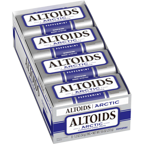 Altoids Arctic Peppermint Mints, 1.2 Ounce (8 packs)