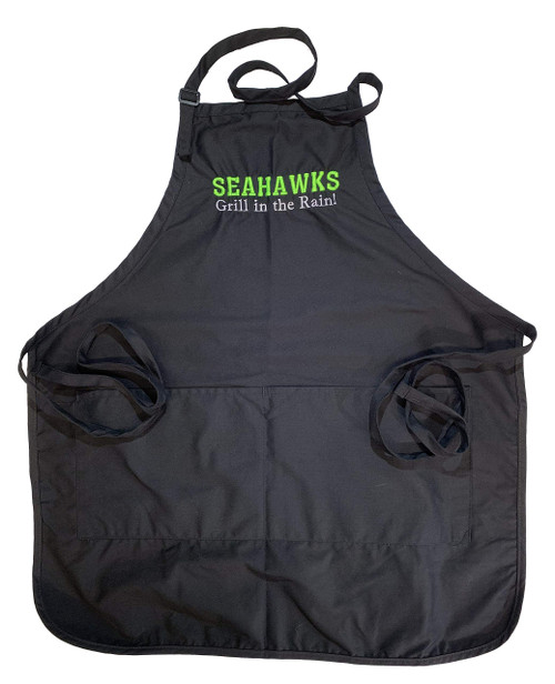 KNBC Graphics Embroidered Apron Seahawks Grill in the Rain