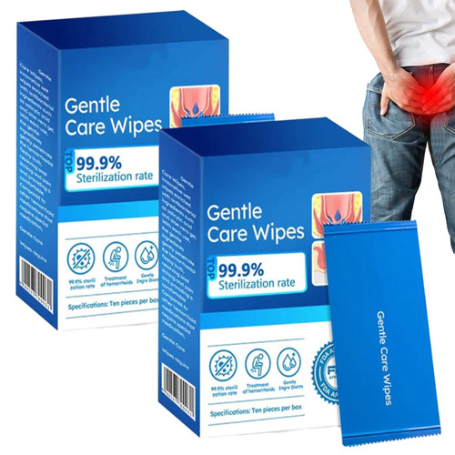 YAWKONT Gentle Care Wipes, Care Wipes, Hemorrhoid Wipes, Soothing Hemorrhoid Wipes, Rapid Relief Hemorrhoid Wipes (20PCS)