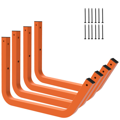 Qualward Heavy Duty Garage Indoor Kayak Storage Hooks Hanger, Wall Mounted Utility Hanging Cradle Rack for Canoe Paddle Board, Ladder, Folding Chairs, Hose, Bicycle and Tools (4 Pack) Qualward Heavy Duty Garage Indoor Kayak Storage Hooks Hanger, Wall Mounted Utility Hanging Cradle Rack for Canoe Paddle Board, Ladder, Folding Chairs, Hose, Bicycle and Tools (4 Pack)
