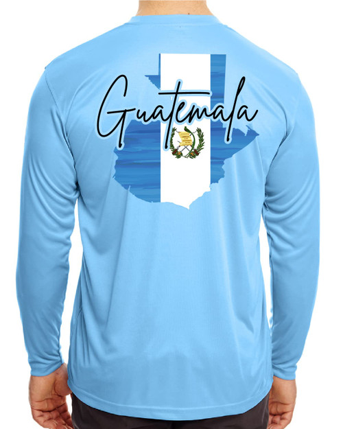 Guatemala Flag Shirt For Men Funny Fishing Chapin T-shirt Map Cool Dry