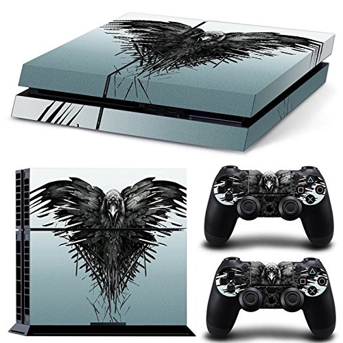 ZoomHit Ps4 Playstation 4 Console Skin Decal Sticker Game of Thrones + 2 Controller Skins Set