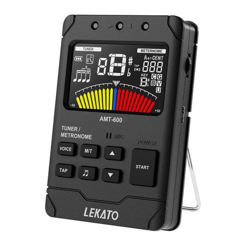 LEKATO Metronome Tuner, Rechargeable 3 In 1 Digital Metronome with TAP Tempo, Woman Vocal Counts, Tuner Tone Generator for Guitar Bass Violin Ukulele Chromatic for All Instruments LEKATO Metronome Tuner, Rechargeable 3 In 1 Digital Metronome with TAP Tempo, Woman Vocal Counts, Tuner Tone Generator for Guitar Bass Violin Ukulele Chromatic for All Instruments