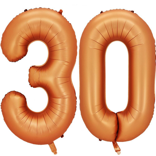 EMAAN 42 Inch Vitality Orange Jumbo 30 Number Balloons Big Foil Mylar Balloons for 30th Birthday Party Decorations and Anniversary Events Decorations (Vitality Orange 30) EMAAN 42 Inch Vitality Orange Jumbo 30 Number Balloons Big Foil Mylar Balloons for 30th Birthday Party Decorations and Anniversary Events Decorations (Vitality Orange 30)