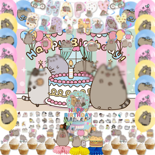 110 Pcs Cat Theme Birthday Party Decorations Cute Cat Birthday Party Supplies for Kids Girls Include Cat Happy Birthday Banner, Hanging Swirls, Cake Topper, Cupcake Toppers, Balloons and Stickers 110 Pcs Cat Theme Birthday Party Decorations Cute Cat Birthday Party Supplies for Kids Girls Include Cat Happy Birthday Banner, Hanging Swirls, Cake Topper, Cupcake Toppers, Balloons and Stickers