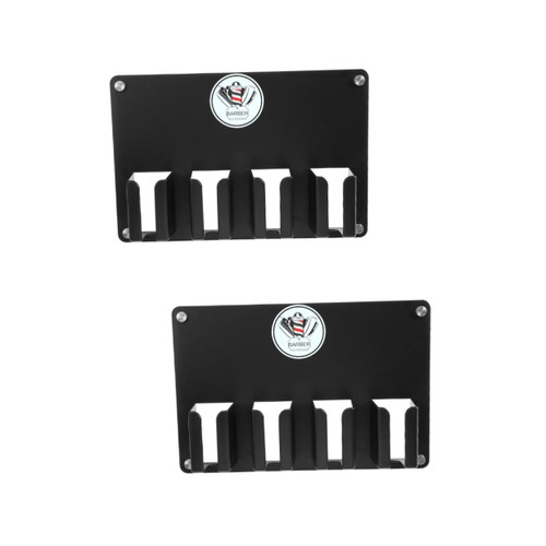 Beavorty 2pcs Electric Clipper Bracket Barber Accessories Hair Clipper Bracket Barber Clipper Organizer Hanger Holder Hair Clipper Storage Holder Hanging Rack Storage Rack Electric Clippers