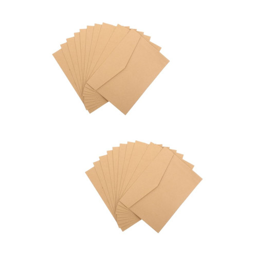 EXCEART 2 Sets Envelope Greeting Card Small Envelopes Kraft Envelope Mailing Envelopes Photos Envelopes Gift Card Envelopes 4x6 Envelopes Wedding Card Western Style Clamshell Kraft Paper