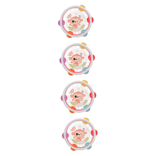 ERINGOGO 4pcs Children Clapping Tambourine Juguetes Adultos Adukt Toys Hand Bells for Adults Kid Toys Kids Tambourines Tambourine for Kids Instrument Baby Handheld Plastic ERINGOGO 4pcs Children Clapping Tambourine Juguetes Adultos Adukt Toys Hand Bells for Adults Kid Toys Kids Tambourines Tambourine for Kids Instrument Baby Handheld Plastic