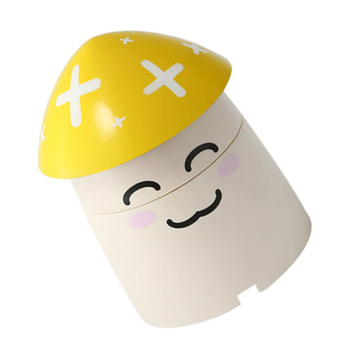 Zerodeko Desktop Trash Can Trashcan for Car Plastic Bins with Lids Mini Trash Can with Lid Table Trash Bin Tabletop Trash Small Trash Can Flip-type Mini Ash-bin Desktop Ornament Dispenser